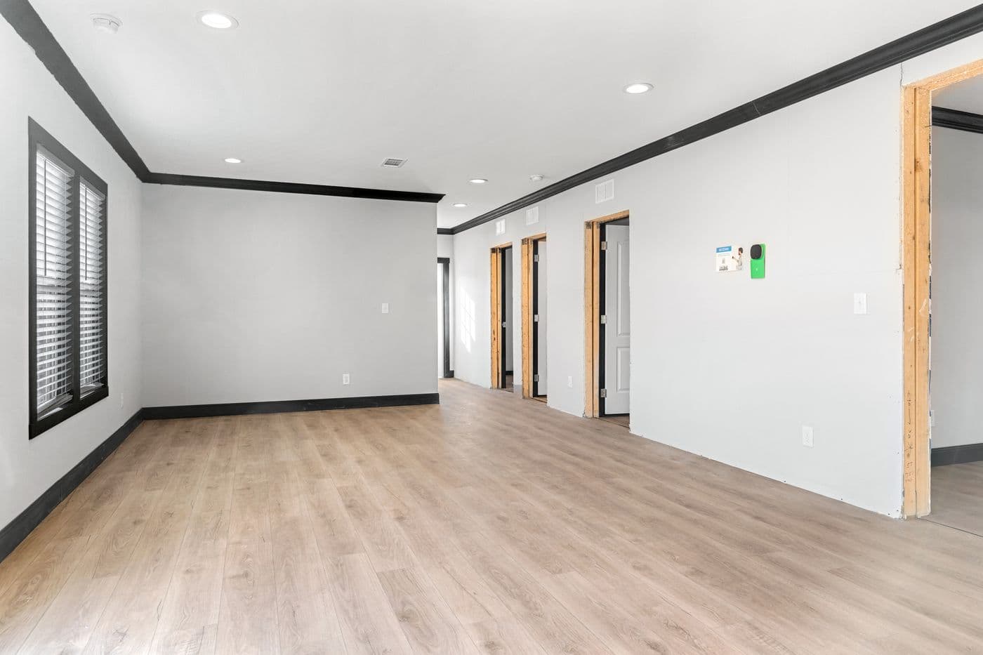 The THE SIERRA Living Room. This Manufactured Mobile Home features 4 bedrooms and 2 baths.