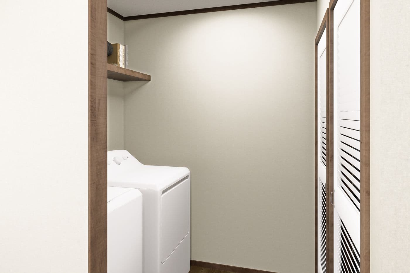 The EXPEDITION Utility Room. This Manufactured Mobile Home features 4 bedrooms and 2 baths.