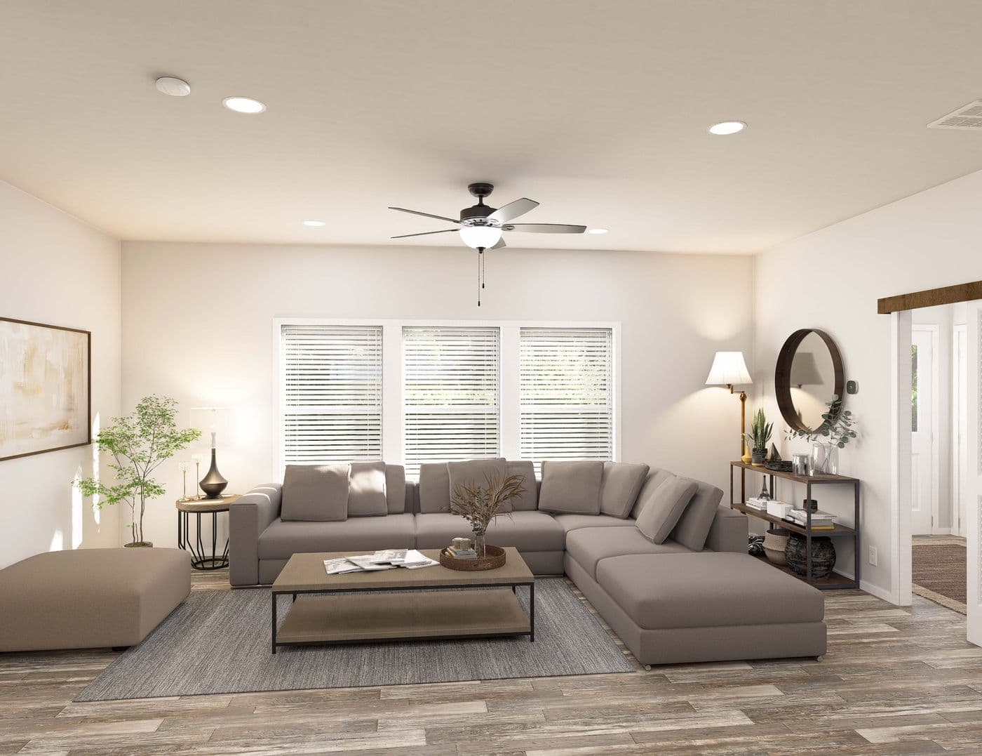 The THE BREEZE 2.5         CLAYTON Den. This Manufactured Mobile Home features 4 bedrooms and 2 baths.