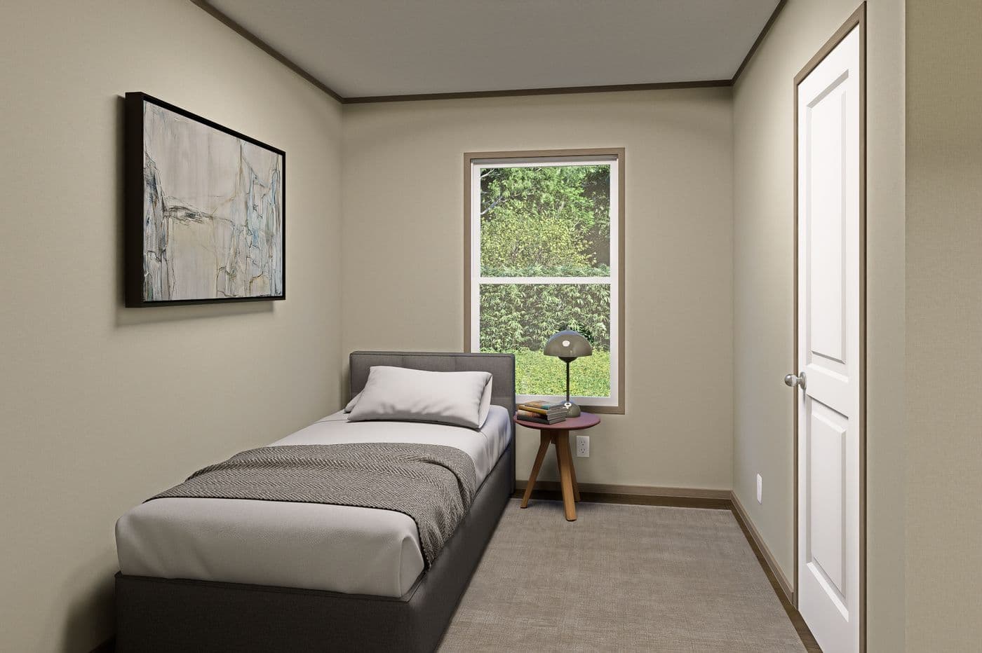 The MARINER Guest Bedroom. This Manufactured Mobile Home features 3 bedrooms and 2 baths.