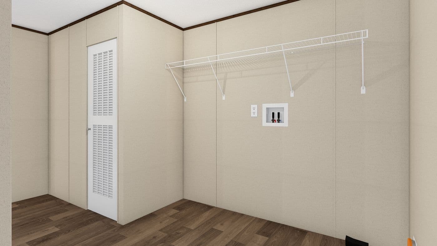 The MARVELOUS 3 Utility Room. This Manufactured Mobile Home features 3 bedrooms and 2 baths.