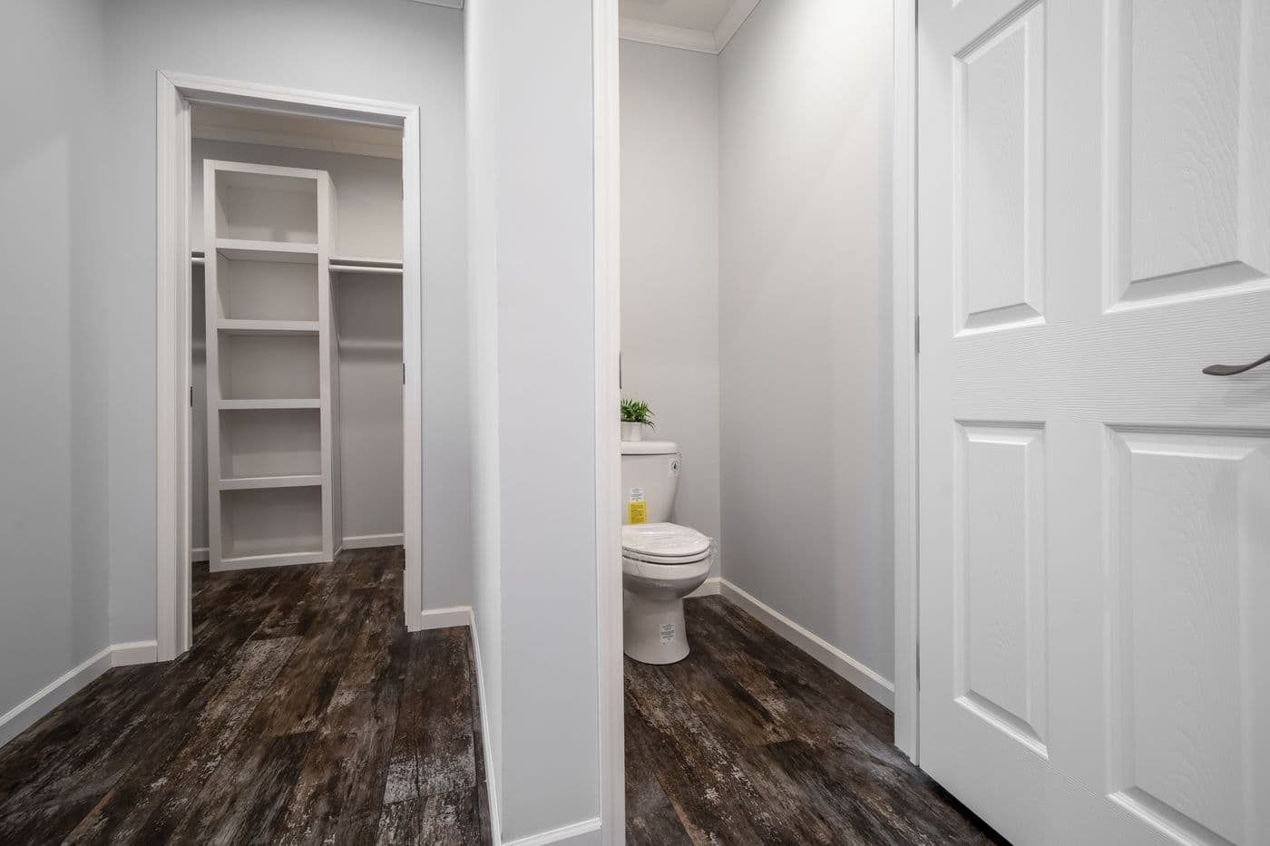 The THE HEWITT Primary Bathroom. This Manufactured Mobile Home features 4 bedrooms and 3 baths.