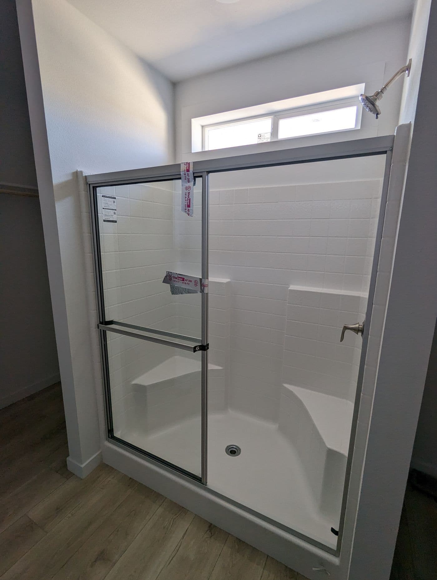 The SUNRISE 68 Primary Bathroom. This Manufactured Mobile Home features 2 bedrooms and 2 baths.