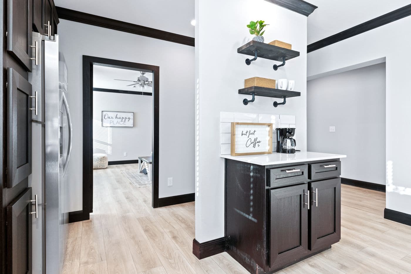 The THE LOUIS Kitchen. This Manufactured Mobile Home features 4 bedrooms and 3 baths.