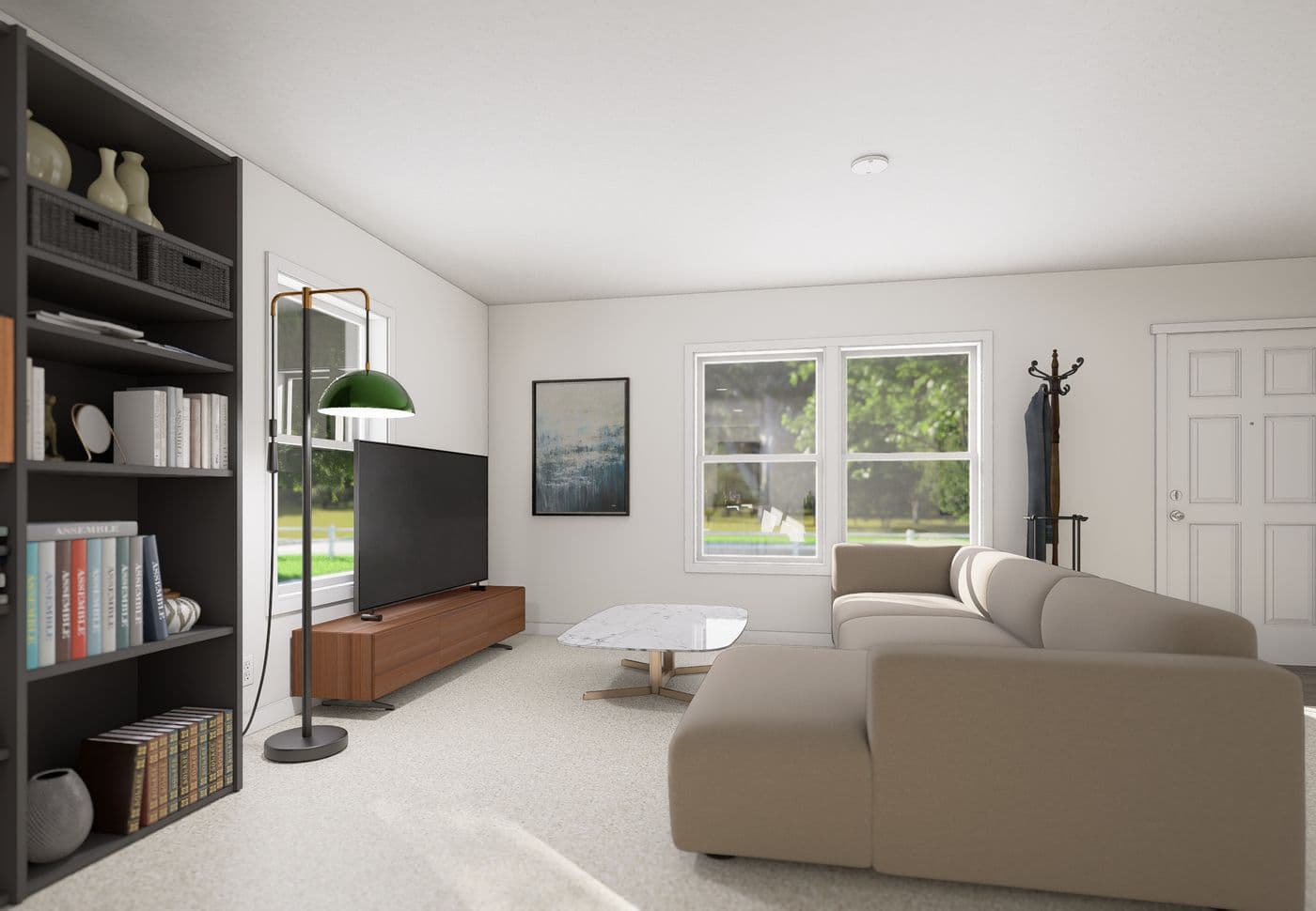 The 5017 IMAGINE Living Room. This Manufactured Mobile Home features 3 bedrooms and 2 baths.