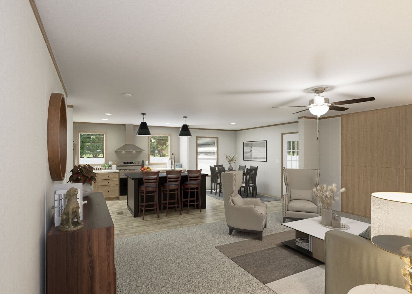 The THE RESERVE 52 Foyer. This Manufactured Mobile Home features 3 bedrooms and 2 baths.