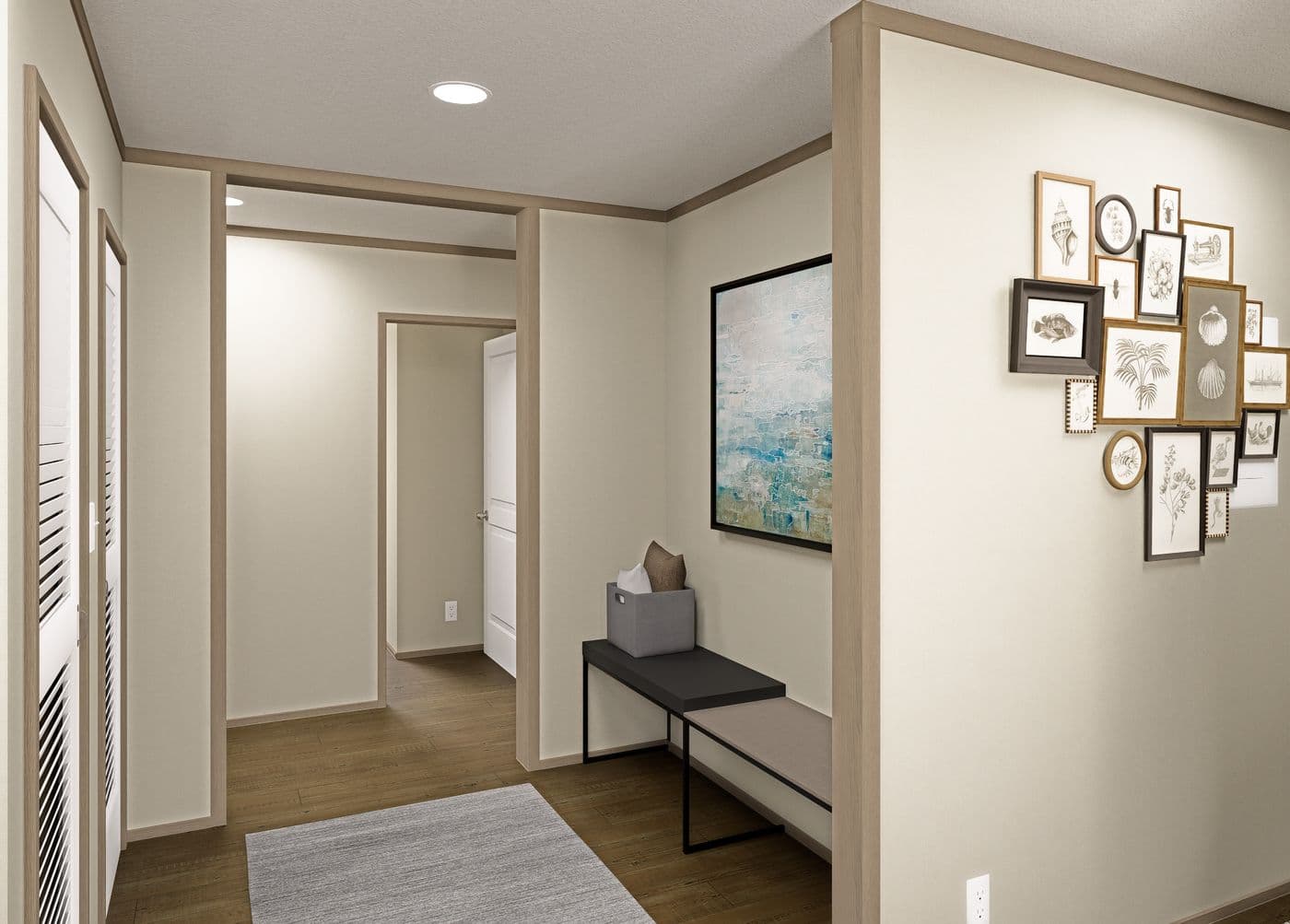 The COOK Flex. This Manufactured Mobile Home features 3 bedrooms and 2 baths.