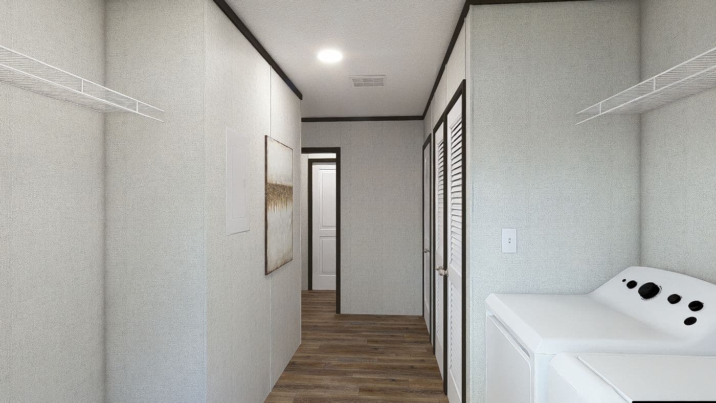 The EMPOWER Utility Room. This Manufactured Mobile Home features 4 bedrooms and 2 baths.