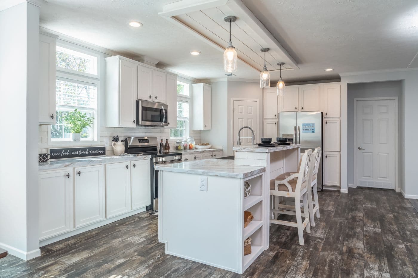 The THE HEWITT Kitchen. This Manufactured Mobile Home features 4 bedrooms and 3 baths.