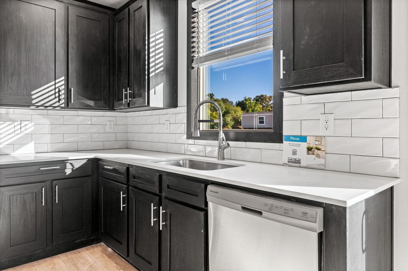 The THE SIERRA Kitchen. This Manufactured Mobile Home features 4 bedrooms and 2 baths.