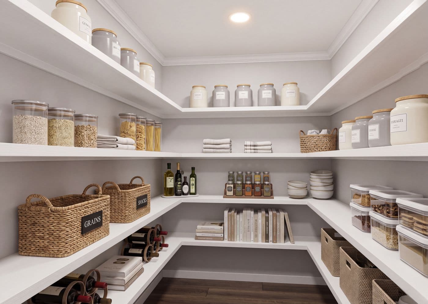 The THE ROOSEVELT Pantry. This Manufactured Mobile Home features 4 bedrooms and 3 baths.
