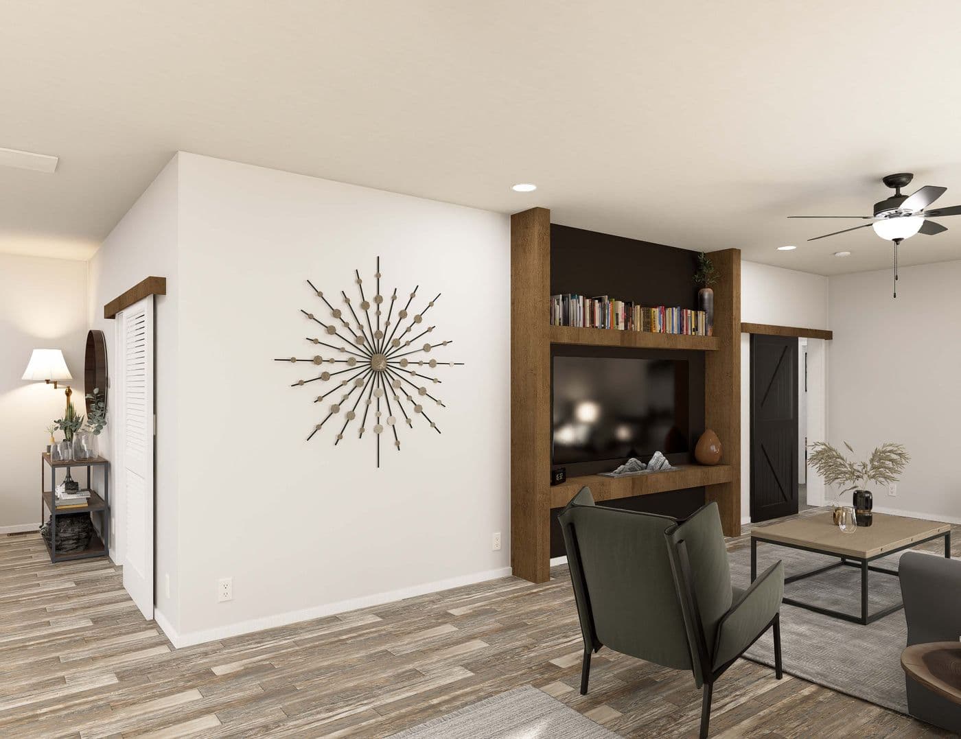 The THE BREEZE 2.5         CLAYTON Foyer. This Manufactured Mobile Home features 4 bedrooms and 2 baths.
