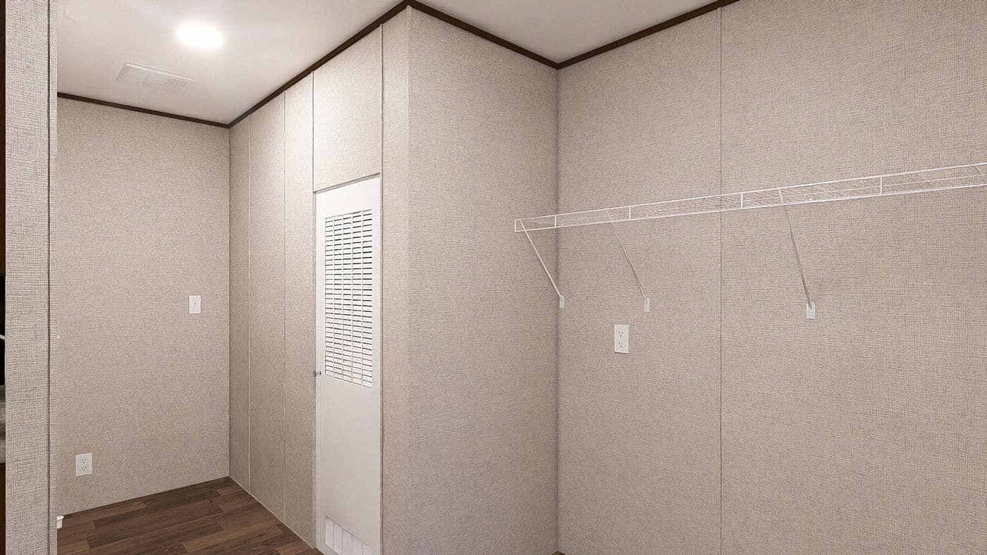 The MAPLE Utility Room. This Manufactured Mobile Home features 3 bedrooms and 2 baths.