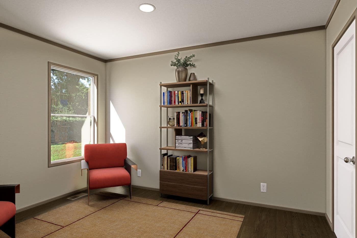 The SUMMIT Bedroom. This Manufactured Mobile Home features 4 bedrooms and 3 baths.
