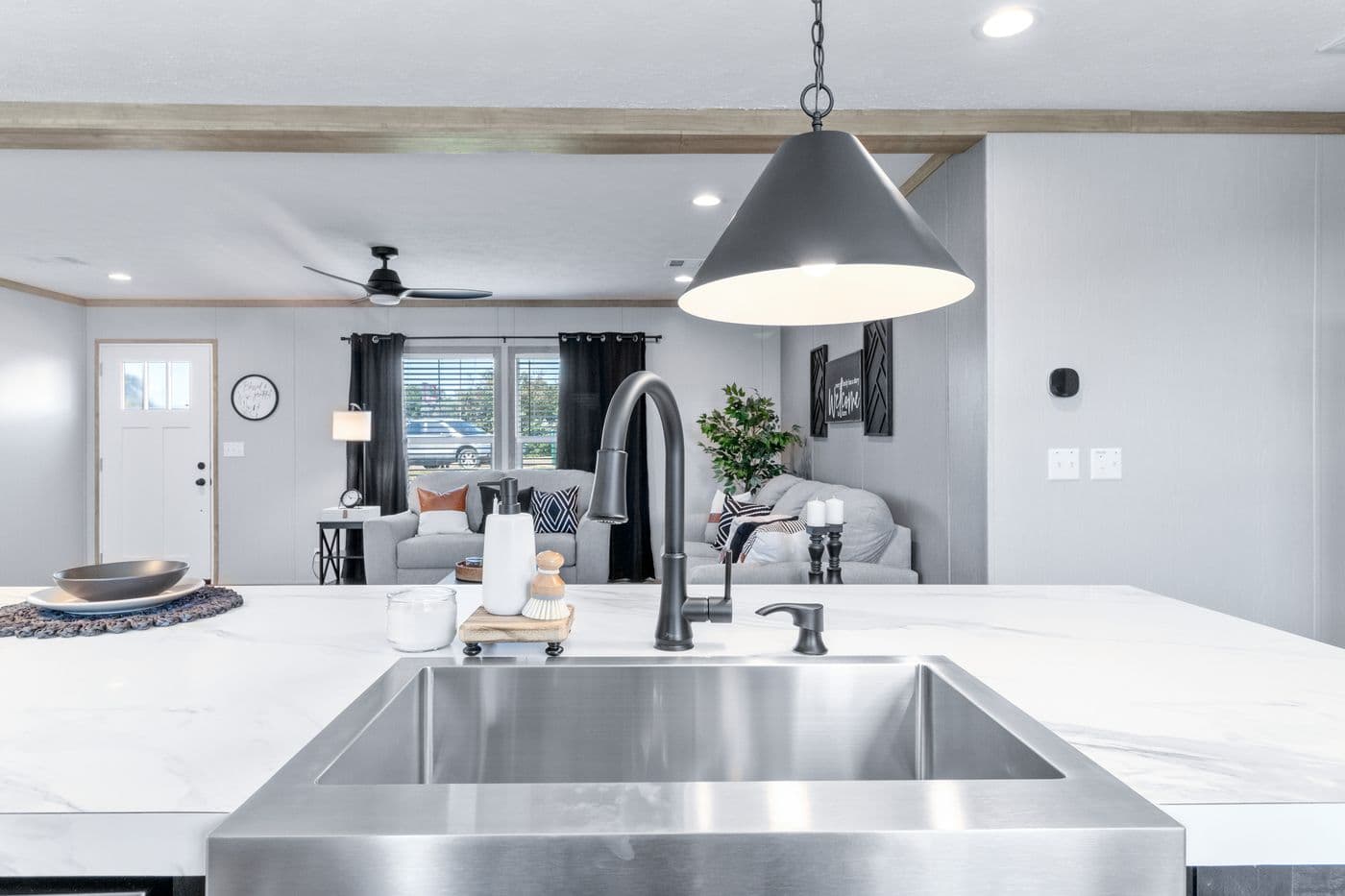 The ANATOLIA XL Kitchen. This Manufactured Mobile Home features 3 bedrooms and 2 baths.