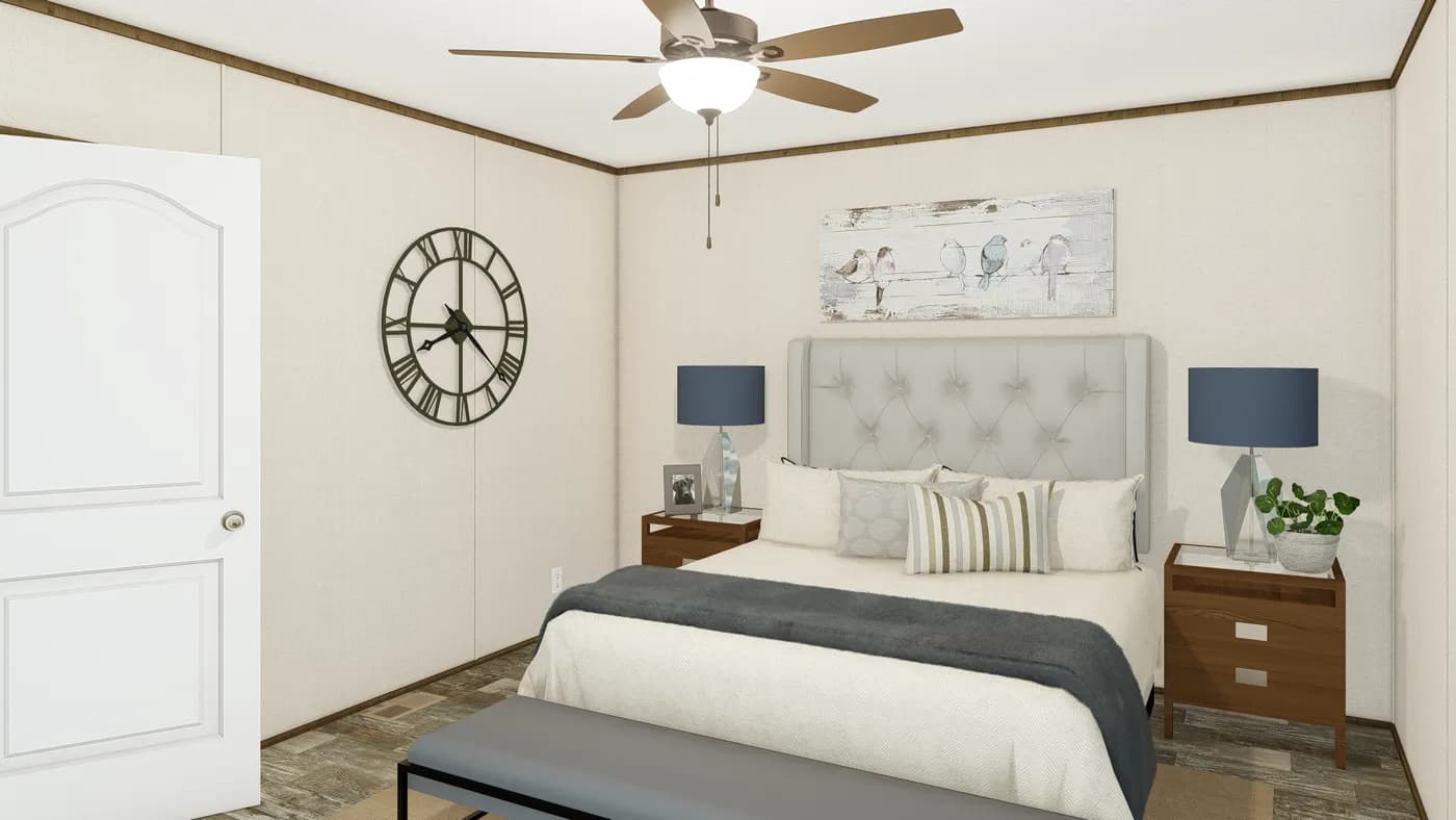 The GRAND LIVING 72A Exterior. This Manufactured Mobile Home features 3 bedrooms and 2 baths.