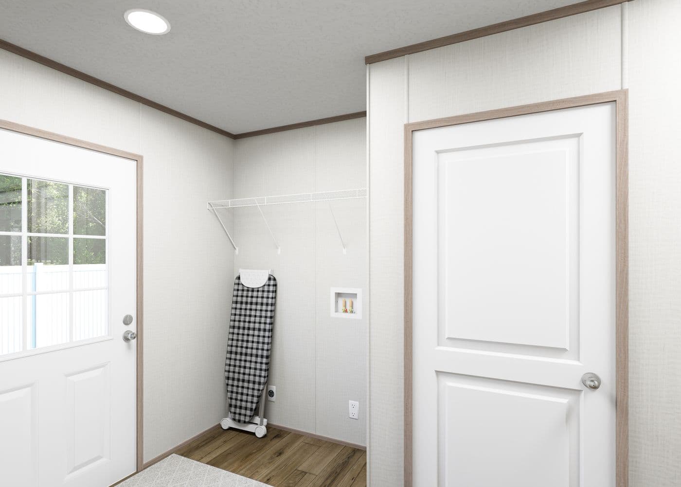 The ASPIRE Utility Room. This Manufactured Mobile Home features 3 bedrooms and 2 baths.