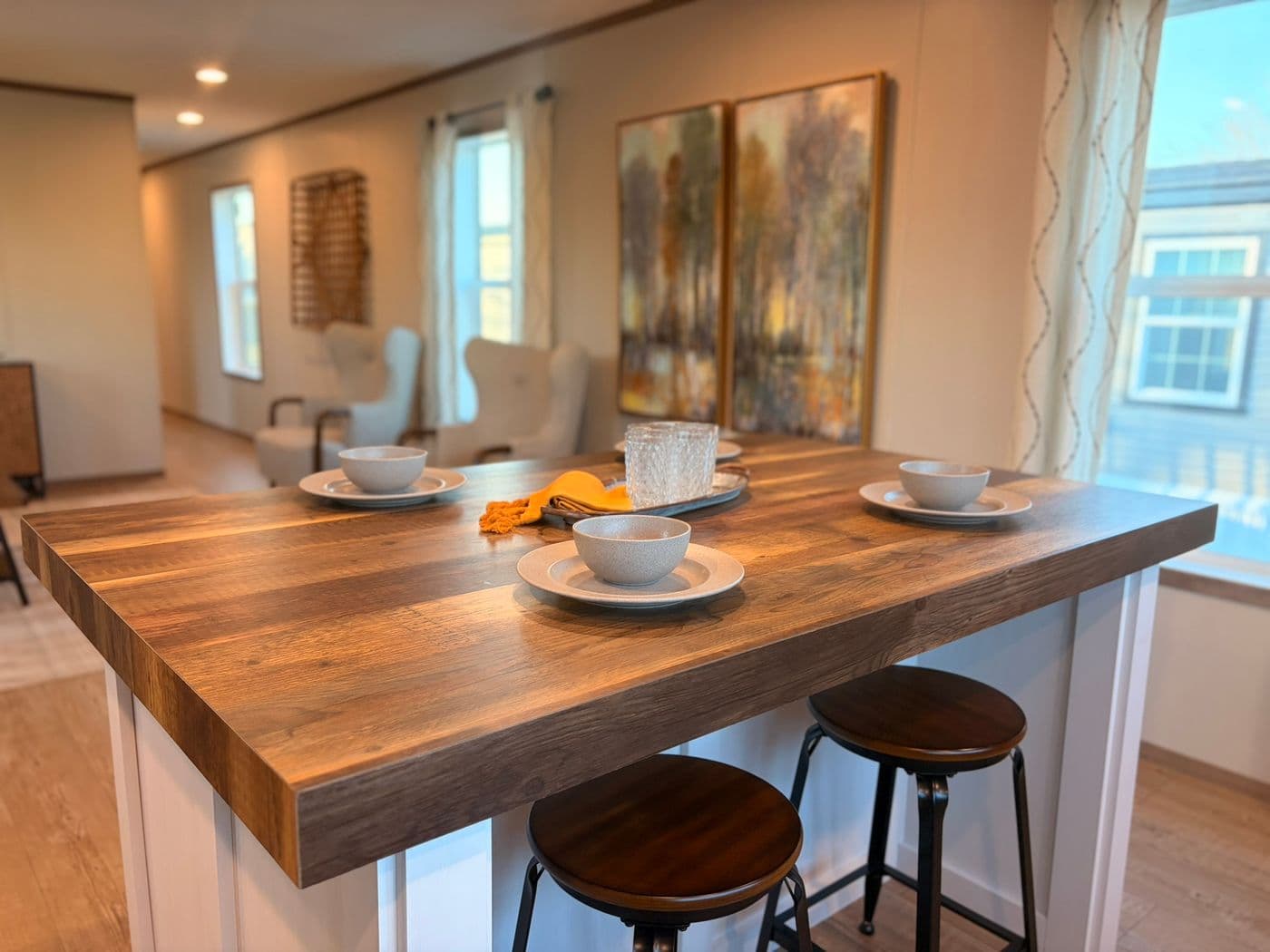 The BERYL Kitchen. This Manufactured Mobile Home features 3 bedrooms and 2 baths.