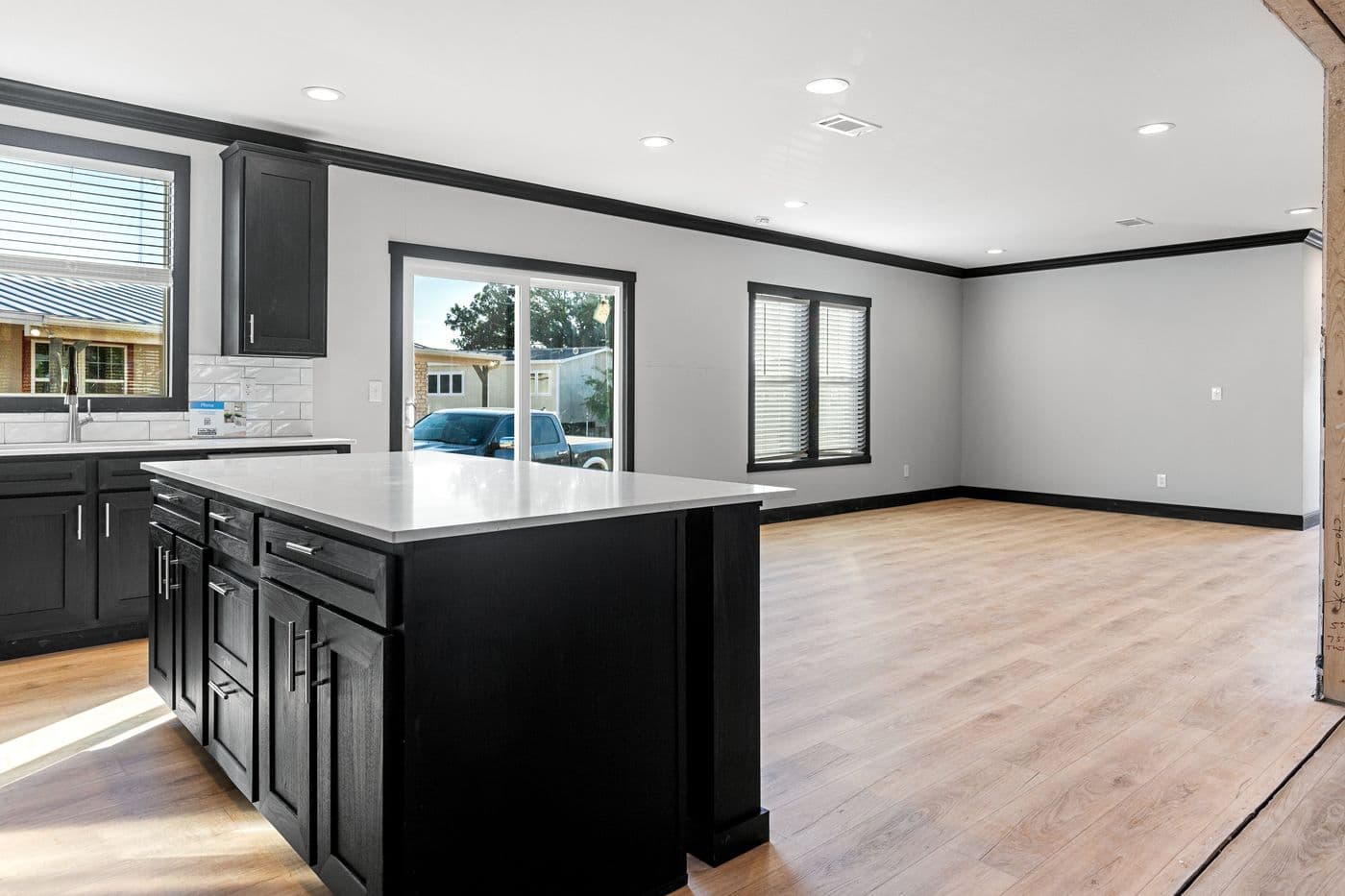 The THE SIERRA Kitchen. This Manufactured Mobile Home features 4 bedrooms and 2 baths.