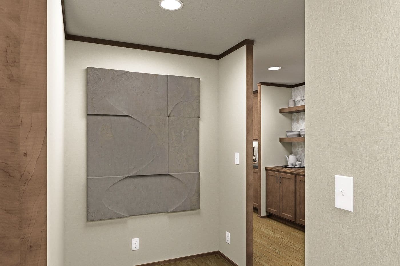 The SNOWCAP Flex. This Manufactured Mobile Home features 4 bedrooms and 2.5 baths.
