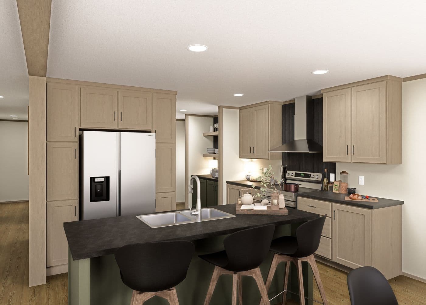 The COOK Kitchen. This Manufactured Mobile Home features 3 bedrooms and 2 baths.