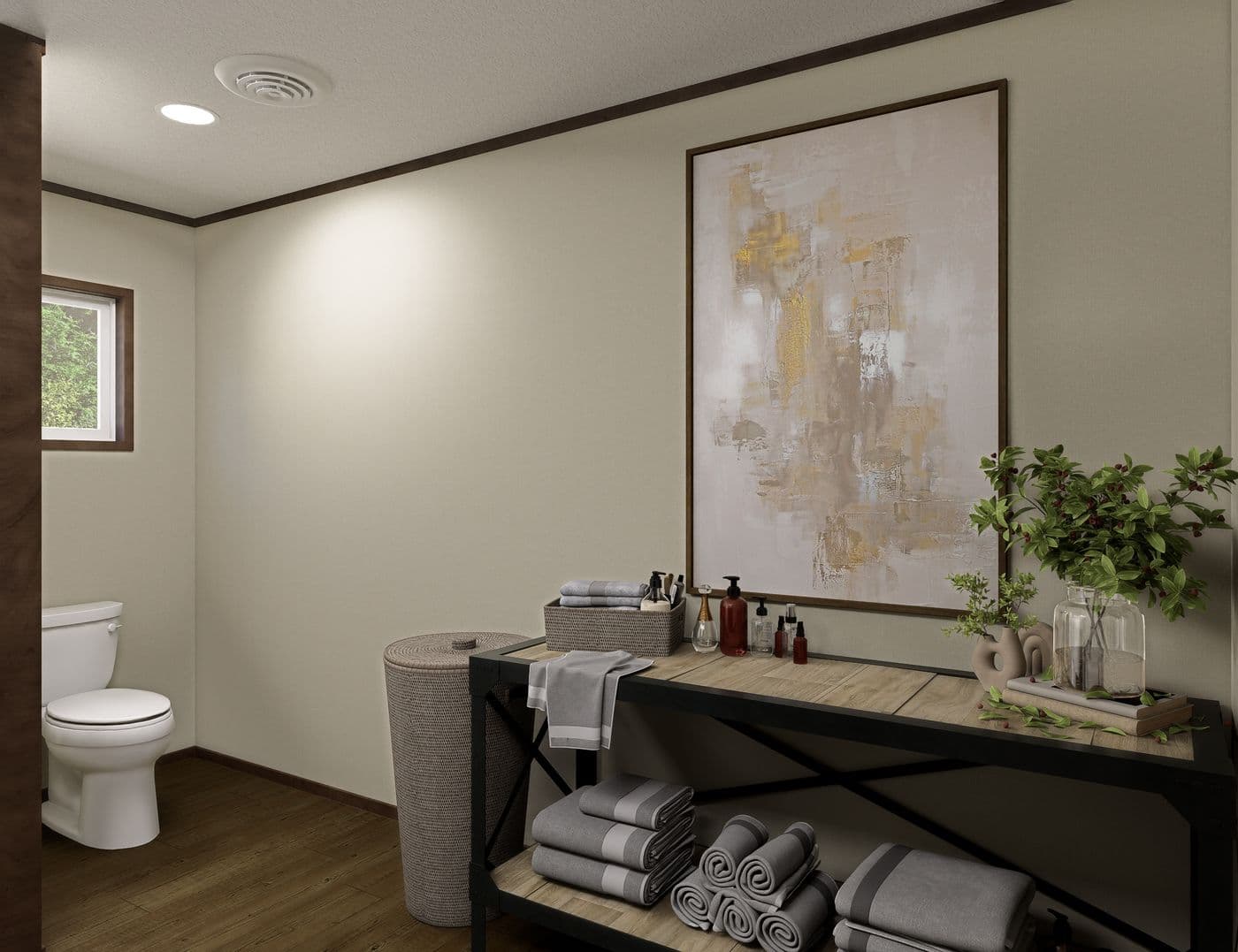 The FIJI Primary Bathroom. This Manufactured Mobile Home features 3 bedrooms and 2 baths.