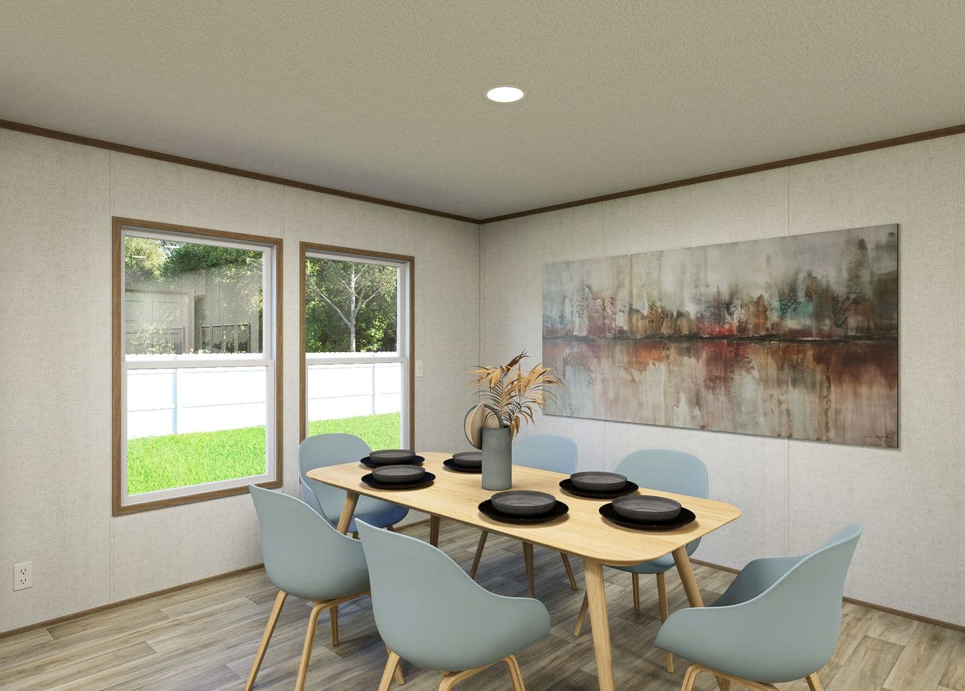 The COVE Dining Area. This Manufactured Mobile Home features 3 bedrooms and 2 baths.