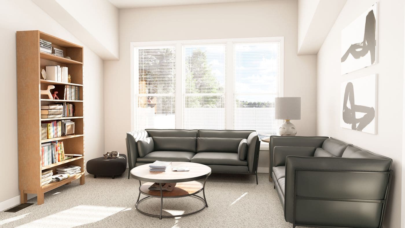 The ING602K GENERAL SHERMAN     GW Family Room. This Manufactured Mobile Home features 3 bedrooms and 2 baths.