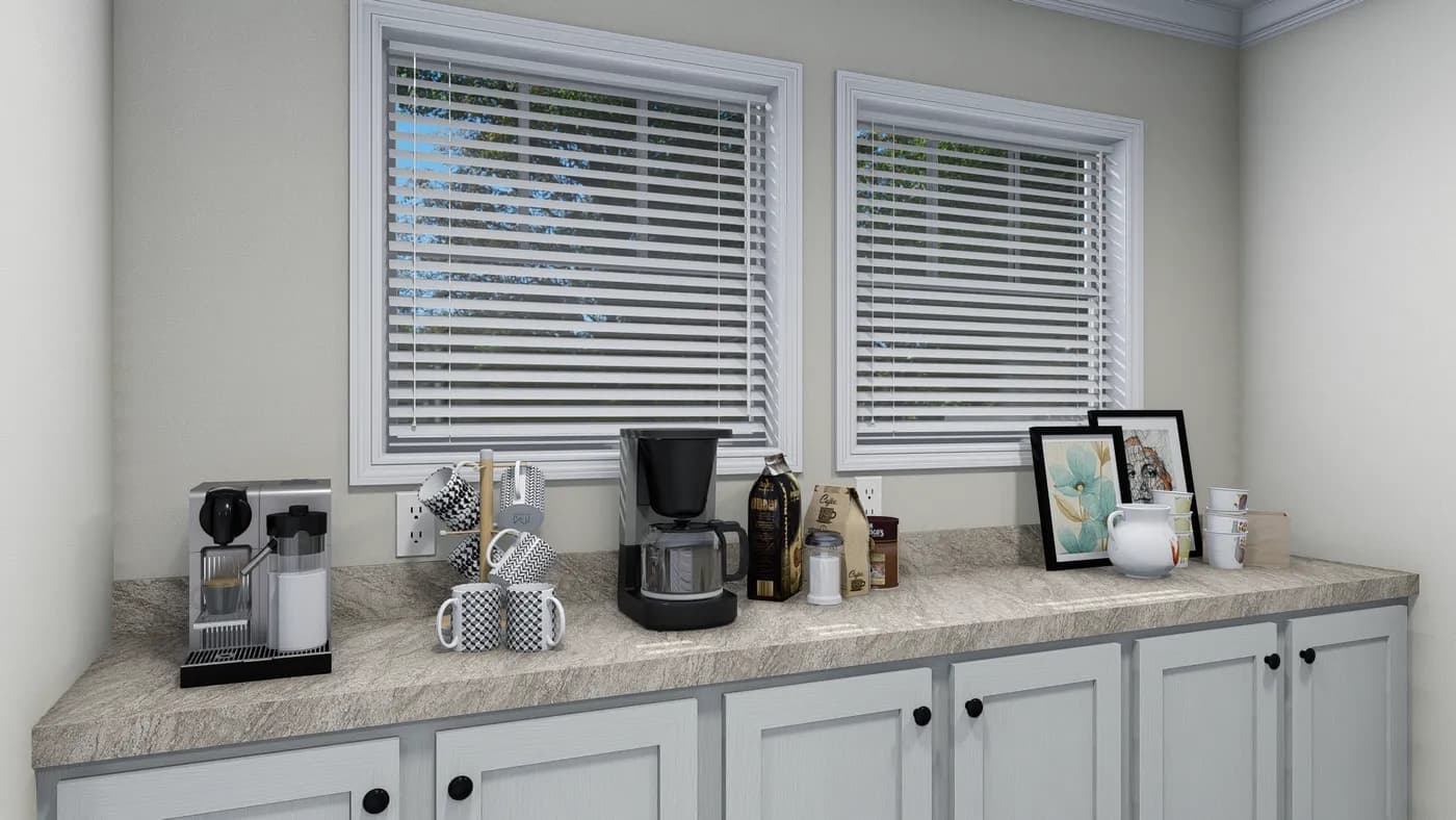 The 5404 "FONTANA" 7616 Bonus. This Manufactured Mobile Home features 3 bedrooms and 2 baths.