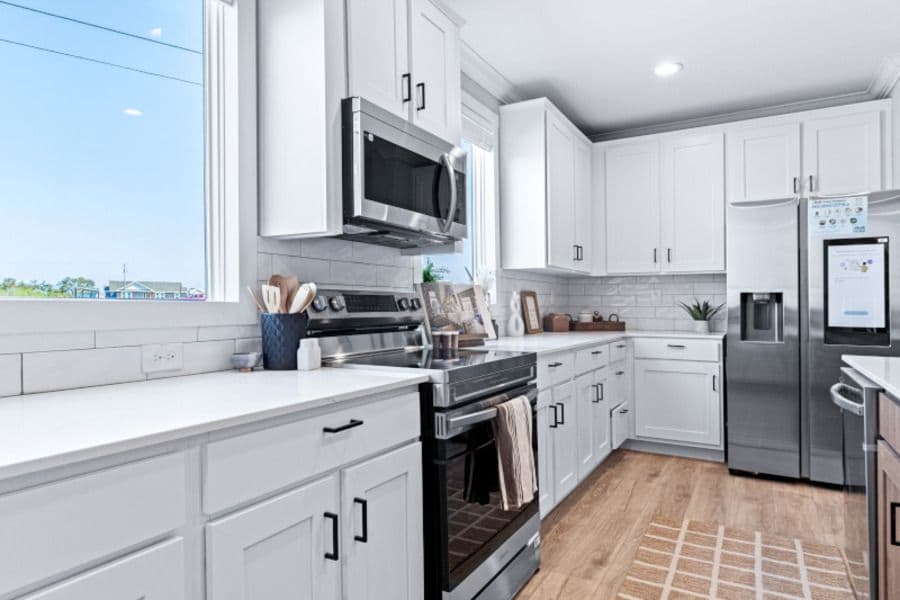 The THE DENALI Exterior. This Manufactured Mobile Home features 3 bedrooms and 2 baths.