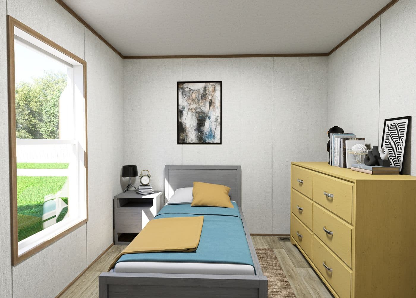 The VISTA  28X48 Guest Bedroom. This Manufactured Mobile Home features 3 bedrooms and 2 baths.