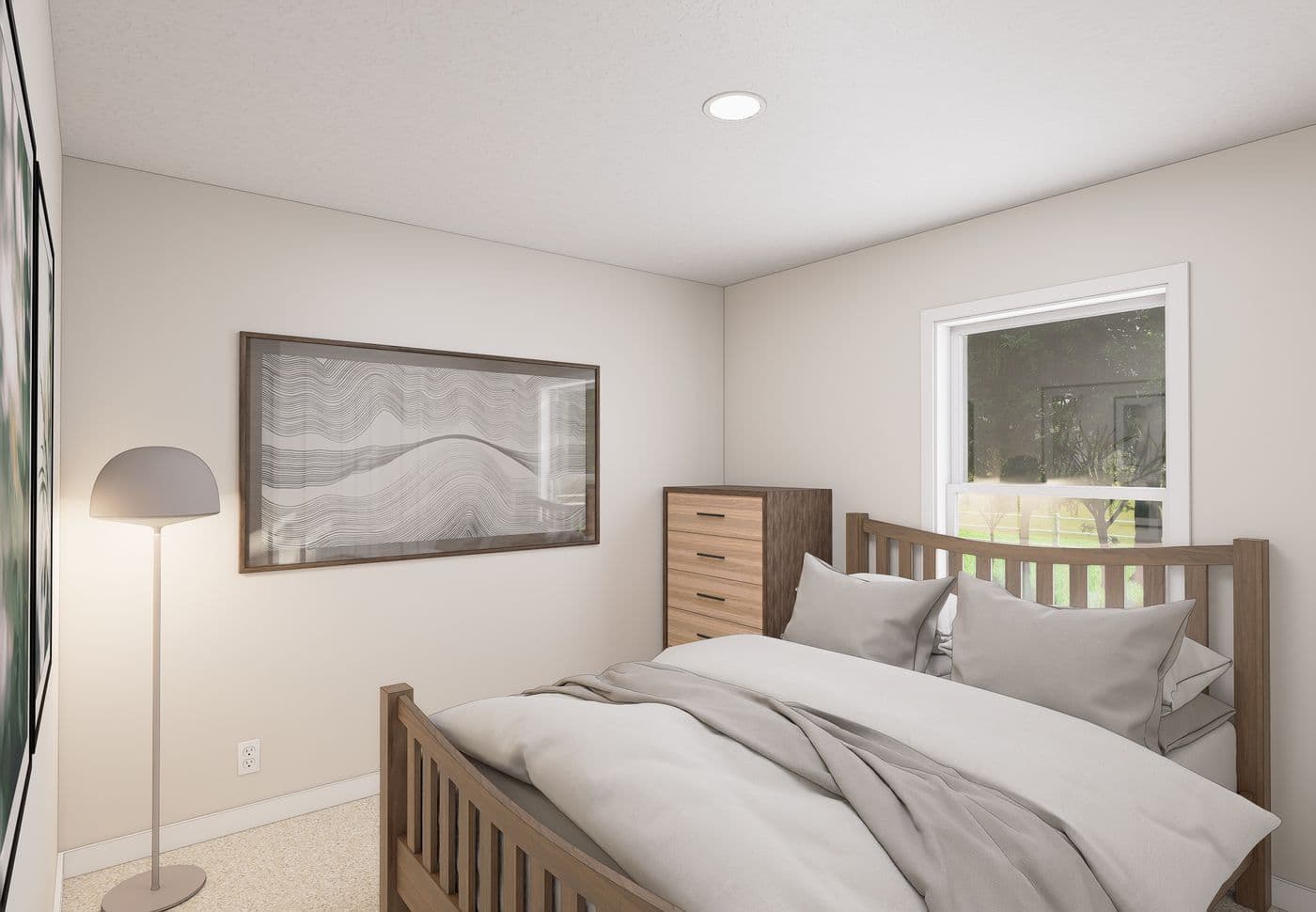 The 5031 IMAGINE Guest Bedroom. This Manufactured Mobile Home features 3 bedrooms and 2 baths.