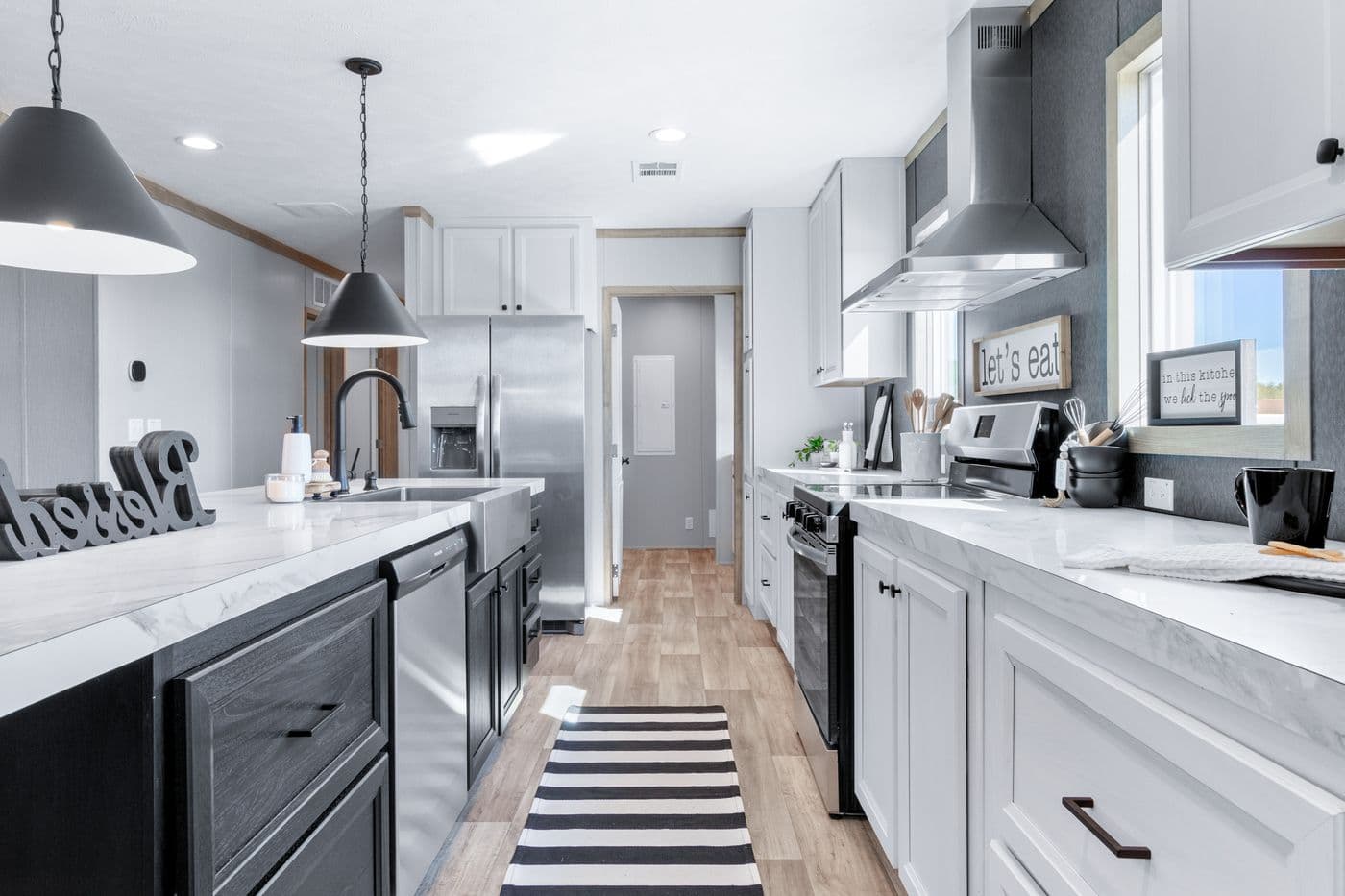 The ANATOLIA XL Kitchen. This Manufactured Mobile Home features 3 bedrooms and 2 baths.