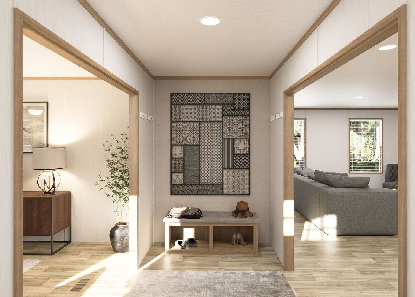 The THE RESERVE 76 Foyer. This Manufactured Mobile Home features 4 bedrooms and 2 baths.