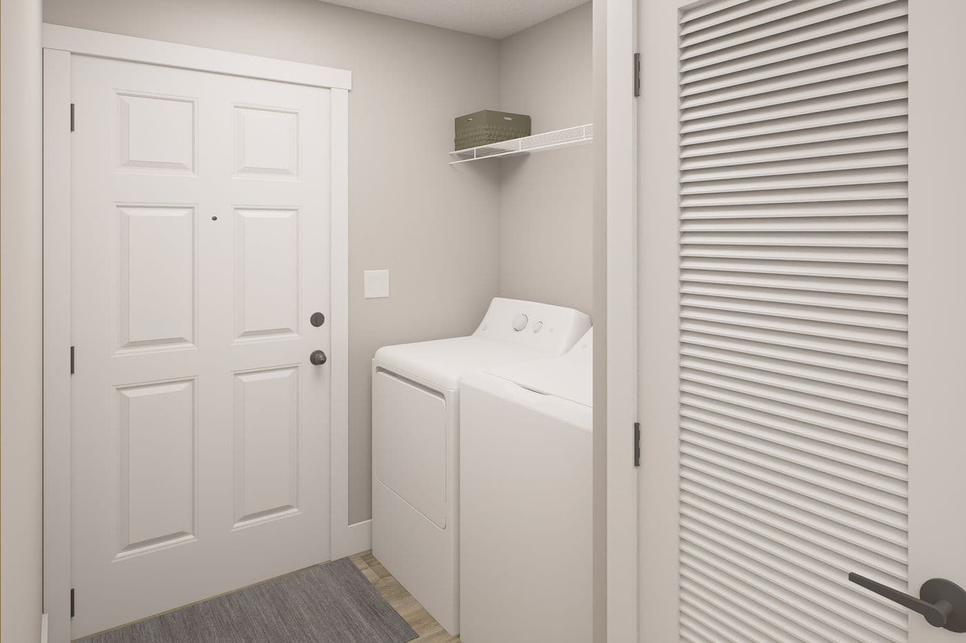 The RIGHT CHOICE 106 Utility Room. This Manufactured Mobile Home features 3 bedrooms and 2 baths.