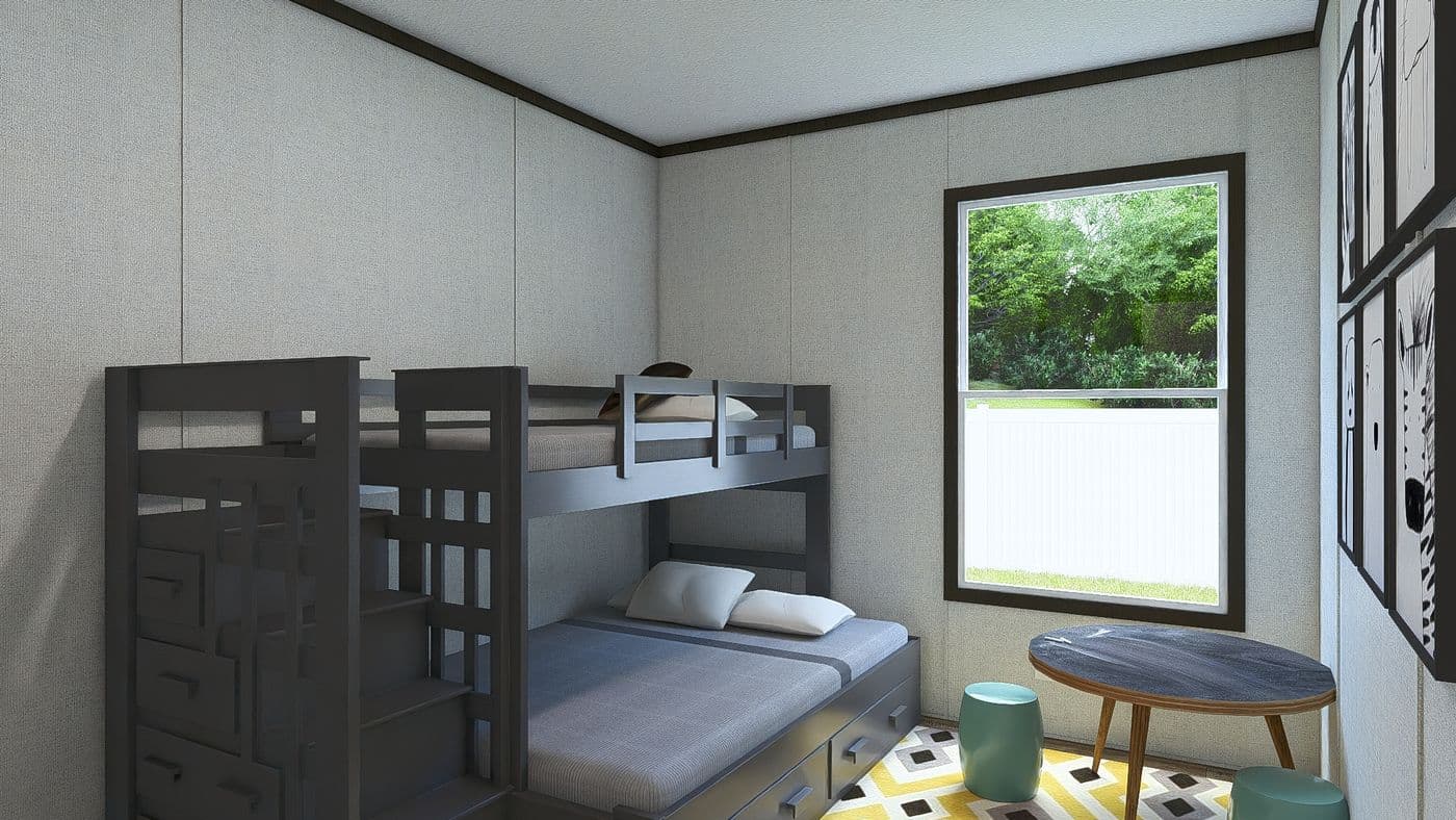 The COLOSSAL Guest Bedroom. This Manufactured Mobile Home features 3 bedrooms and 2 baths.