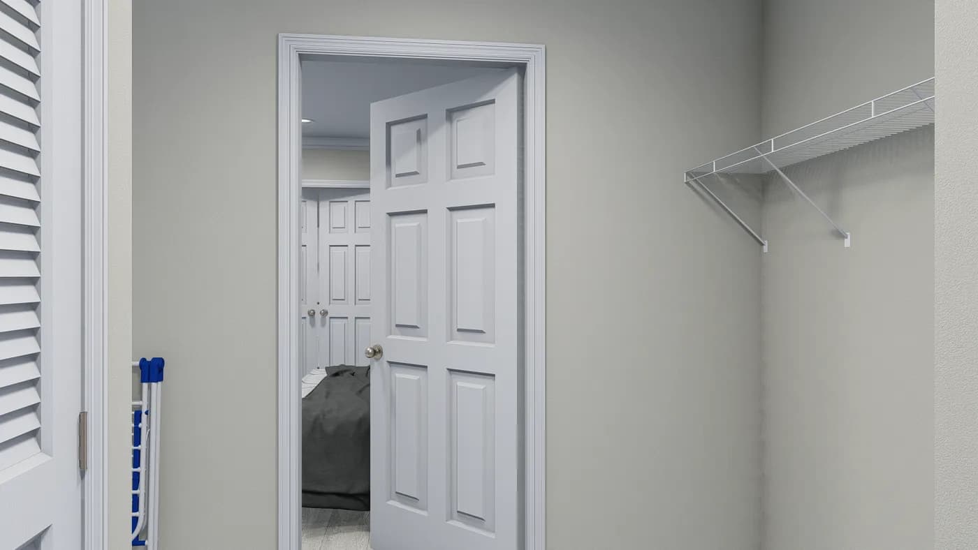 The 4204 "TOPSAIL" 7616 Utility Room. This Manufactured Mobile Home features 3 bedrooms and 2 baths.