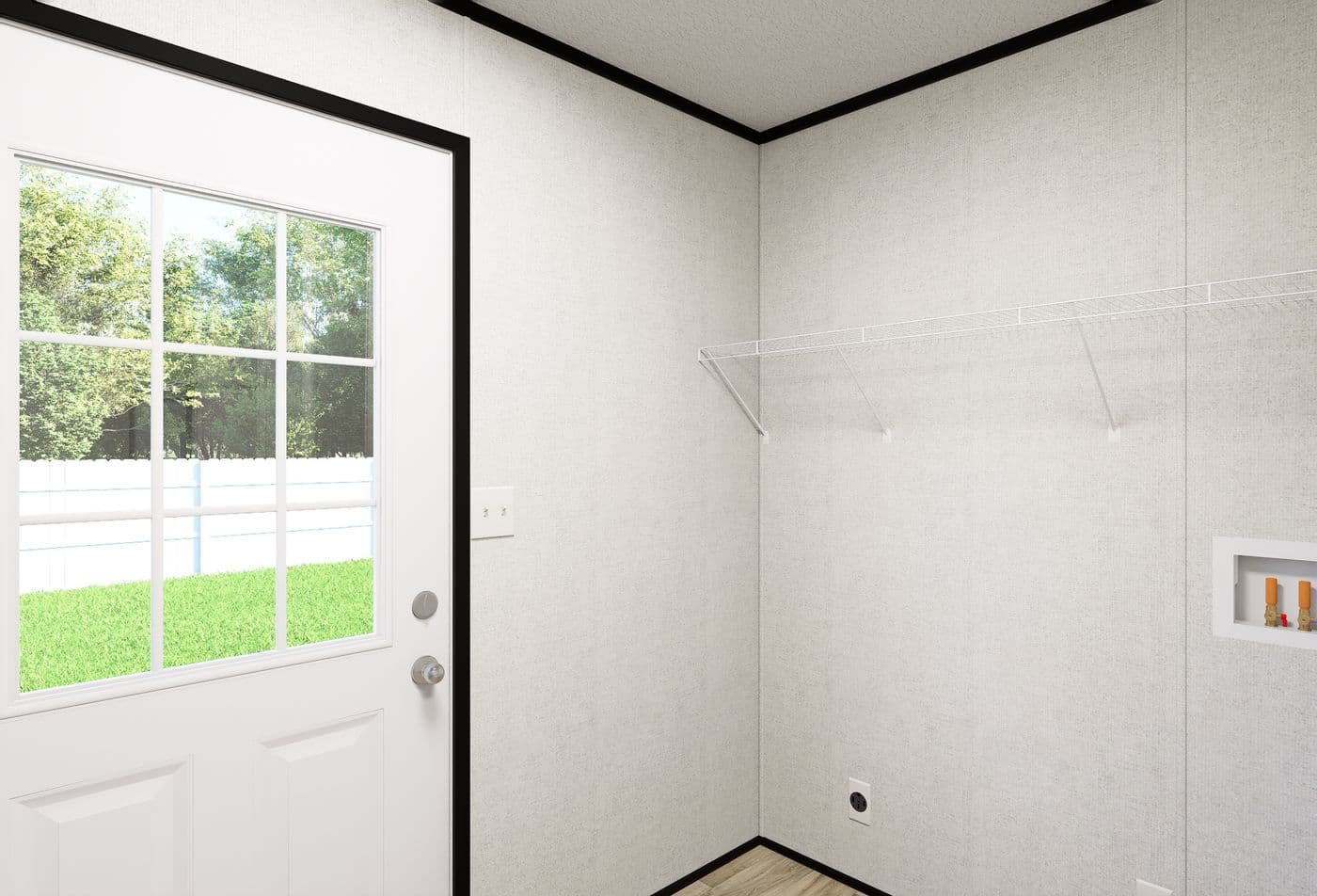 The ECLIPSE Utility Room. This Manufactured Mobile Home features 4 bedrooms and 2 baths.