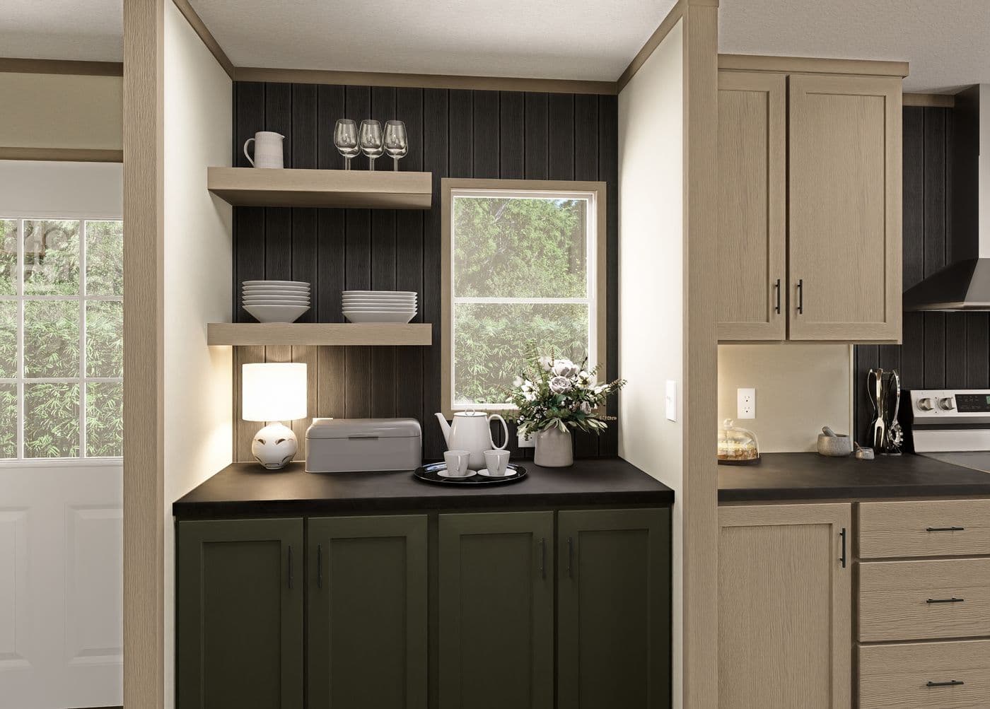 The COOK Bonus. This Manufactured Mobile Home features 3 bedrooms and 2 baths.