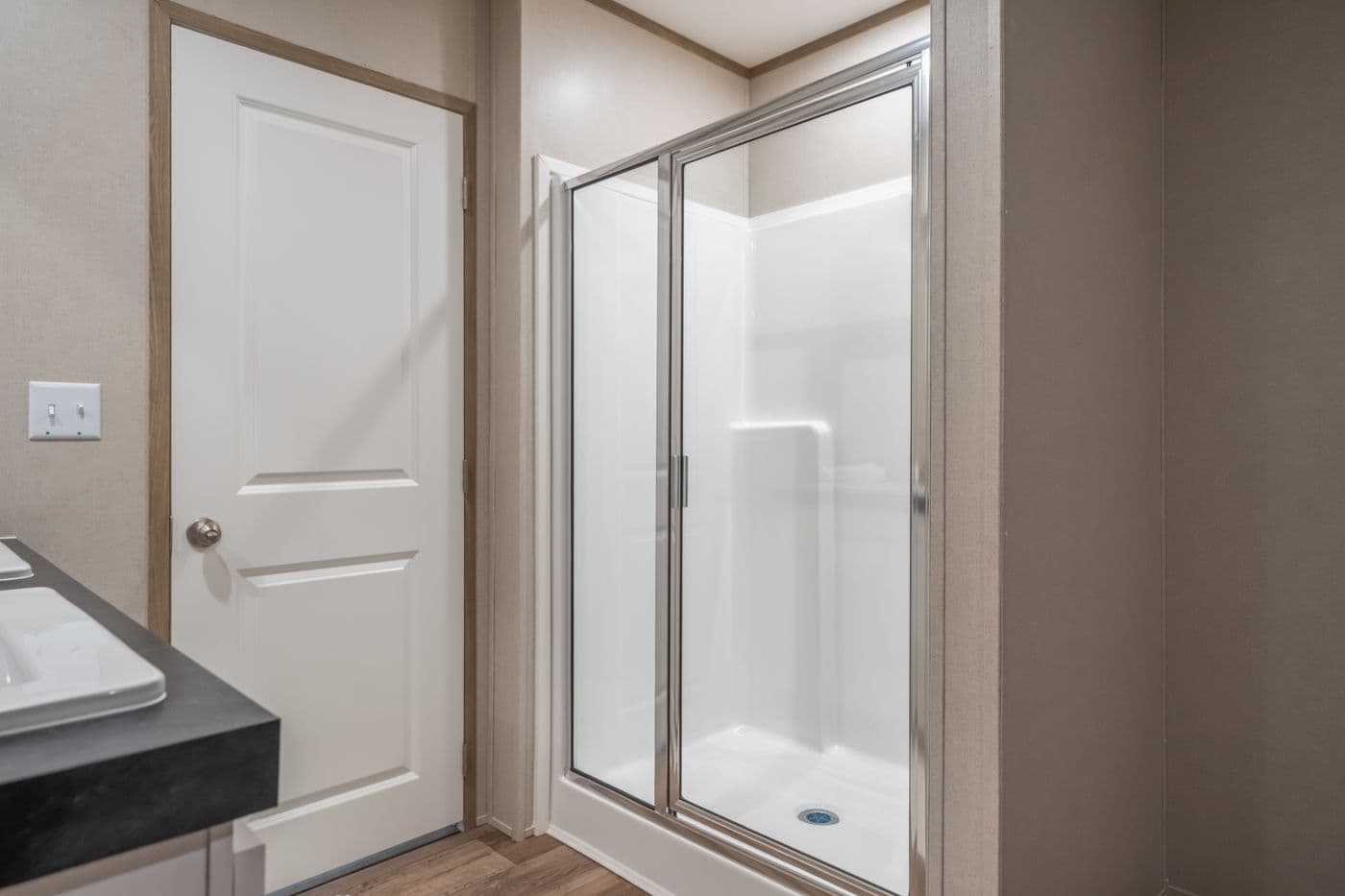 The VISTA Primary Bathroom. This Manufactured Mobile Home features 3 bedrooms and 2 baths.