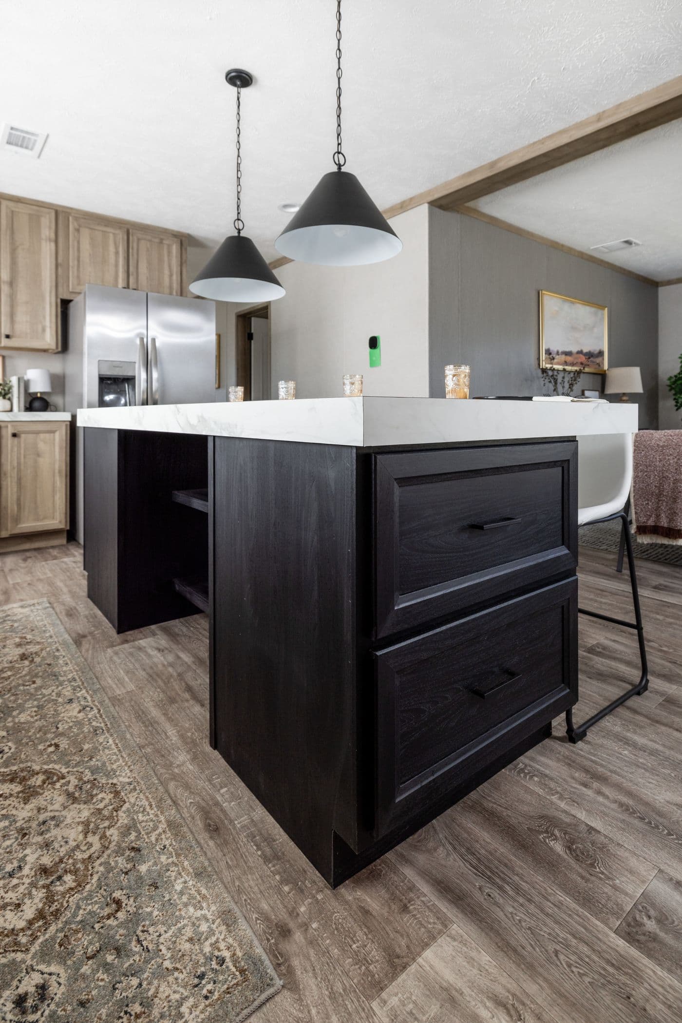 The STERLING ANNIVERSARY Kitchen. This Manufactured Mobile Home features 3 bedrooms and 2 baths.