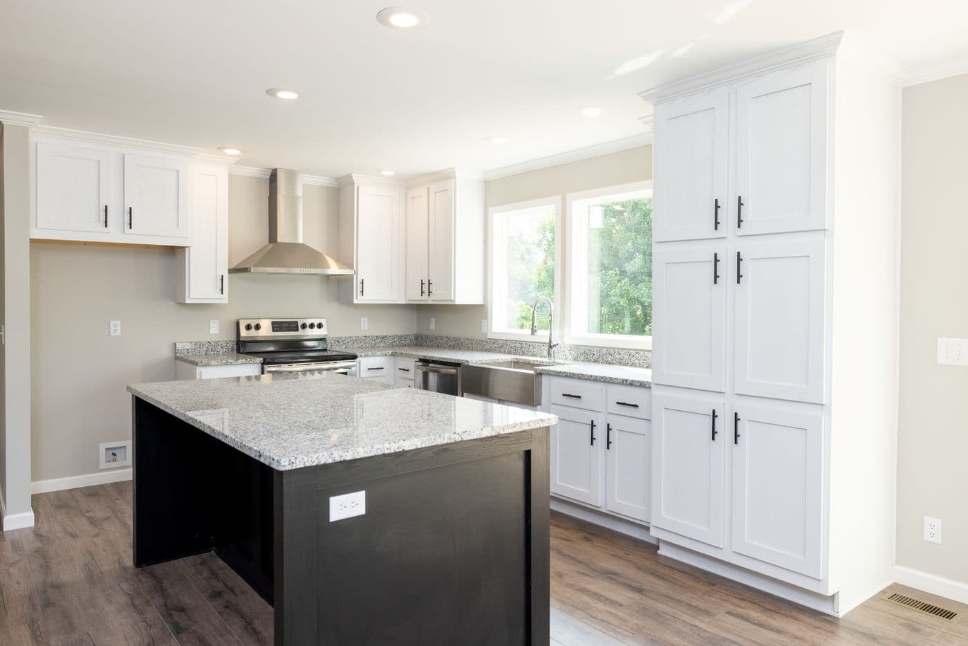 The HAWTHORNE Kitchen. This Manufactured Mobile Home features 3 bedrooms and 2 baths.