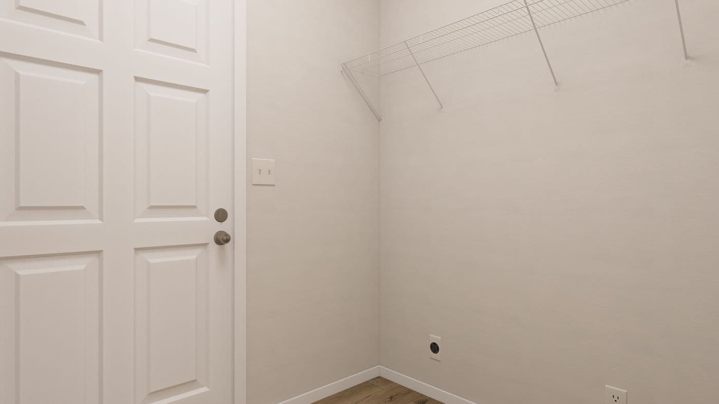 The ING362A MYRTLE              GW Utility Room. This Manufactured Mobile Home features 2 bedrooms and 2 baths.