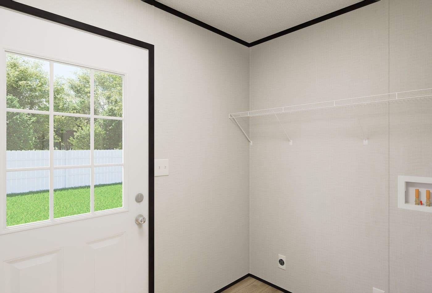 The ECLIPSE Utility Room. This Manufactured Mobile Home features 4 bedrooms and 2 baths.