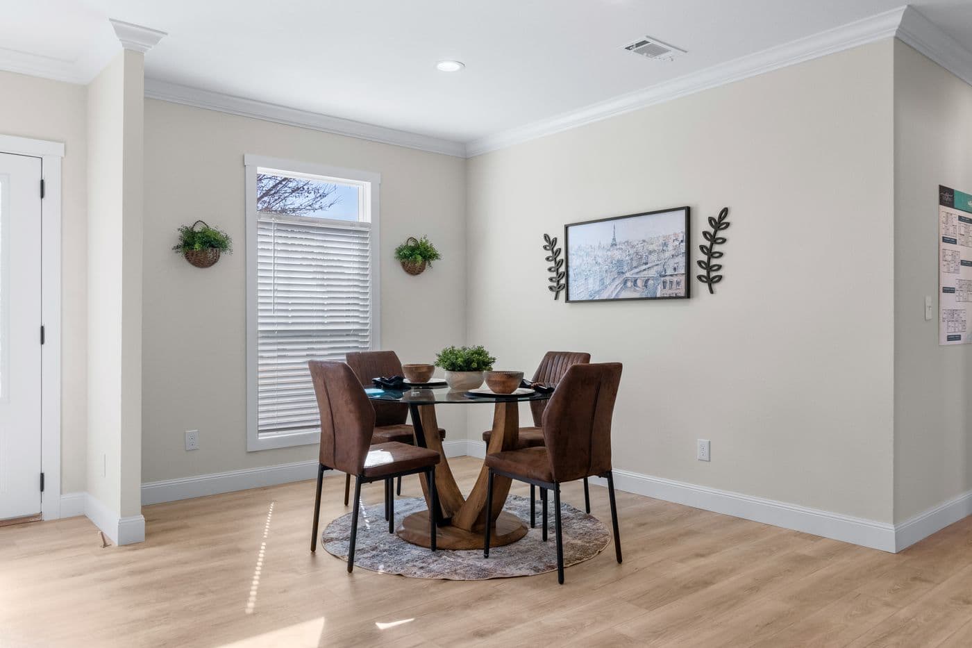 The THE DURANGO Dining Room. This Manufactured Mobile Home features 3 bedrooms and 2 baths.
