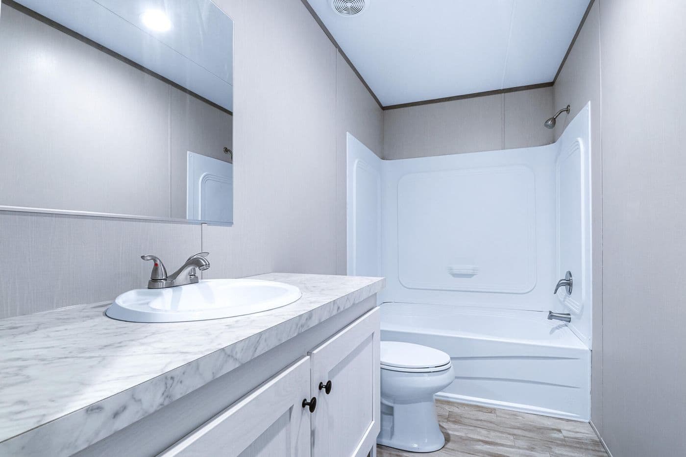 The BREEZE 16723A Exterior. This Manufactured Mobile Home features 3 bedrooms and 2 baths.