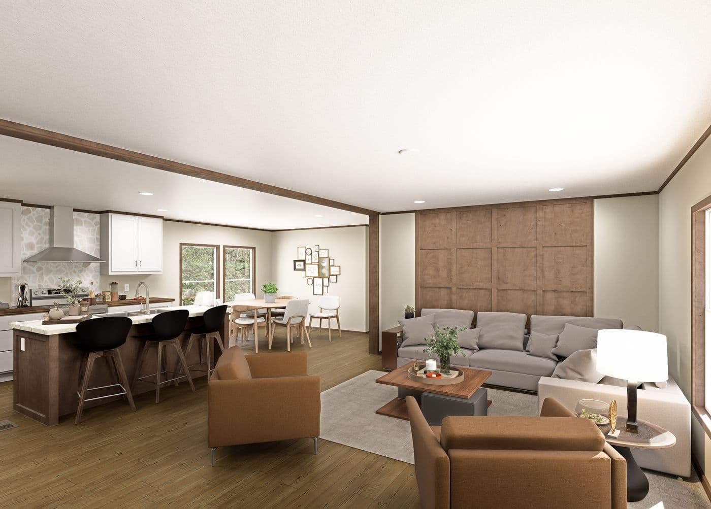 The CROCKETT Foyer. This Manufactured Mobile Home features 3 bedrooms and 2 baths.