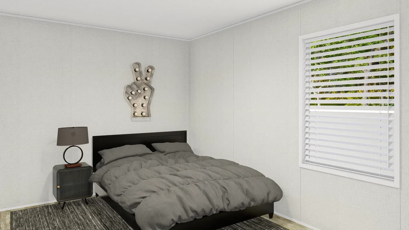 The GRAND LIVING 76 Bedroom. This Manufactured Mobile Home features 4 bedrooms and 2 baths.