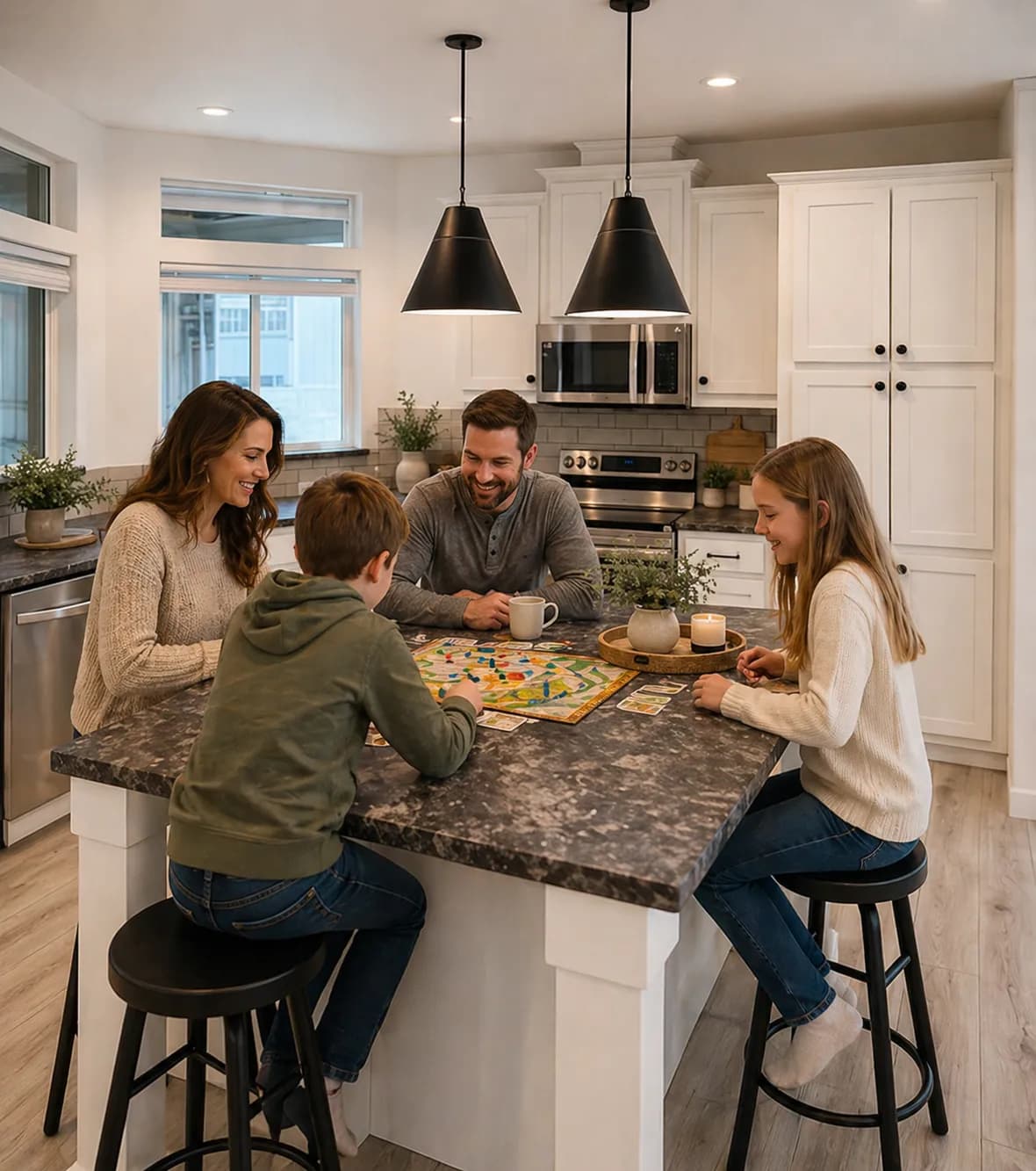 The 9585-S MAJESTIC Dining Area. This Manufactured Mobile Home features 3 bedrooms and 2 baths.