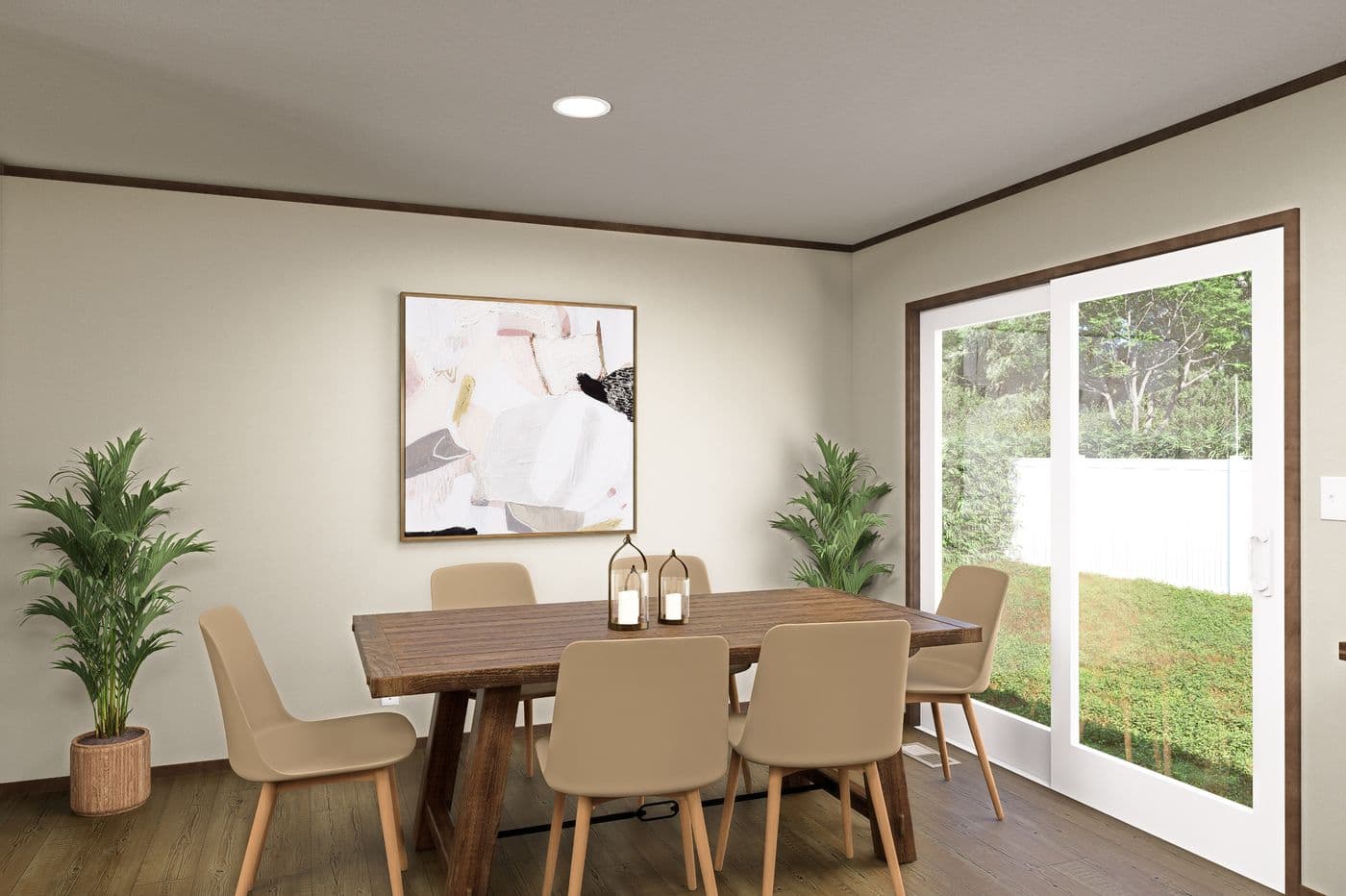 The EXPEDITION Dining Area. This Manufactured Mobile Home features 4 bedrooms and 2 baths.